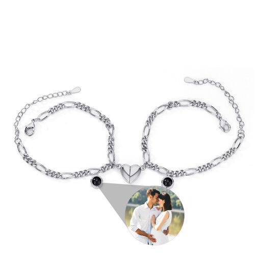 Personalized Picture Projection Bracelet for Valentine's Day