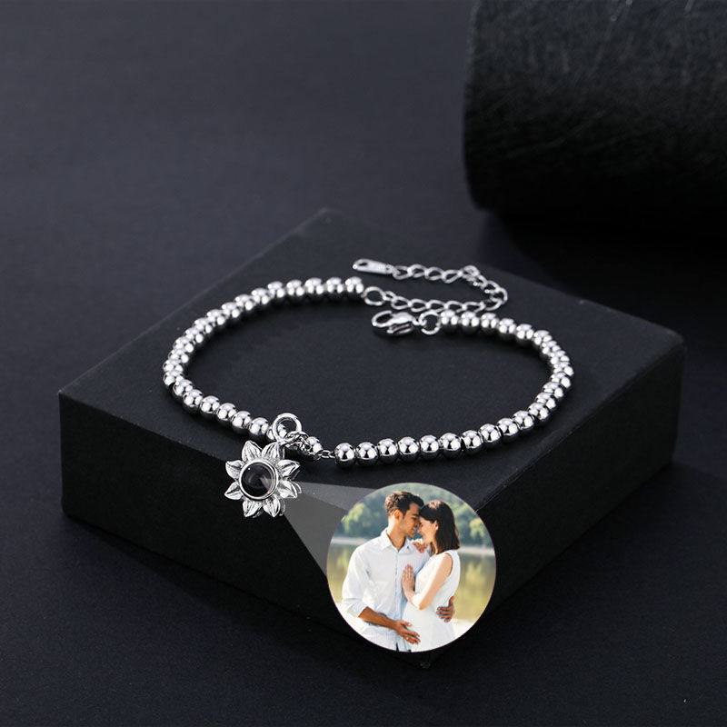 Personalized Photo Projection Bracelet Perfect Gift for Her