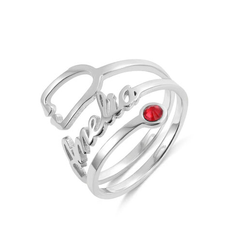 "Dein Sanfter" Personalisierter Eingravierter Ring