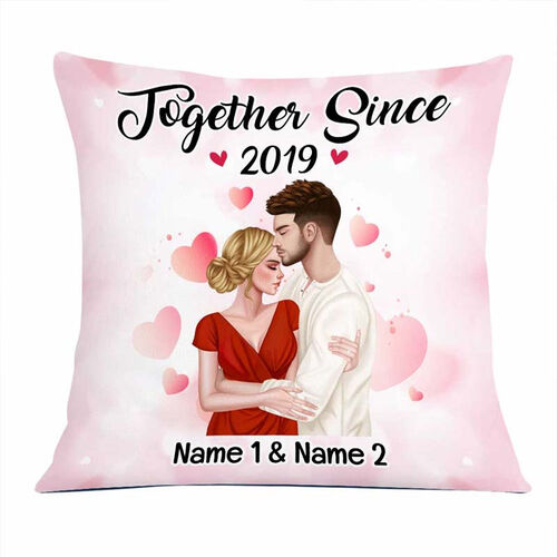 "Always Together" Custom Couple Pillow
