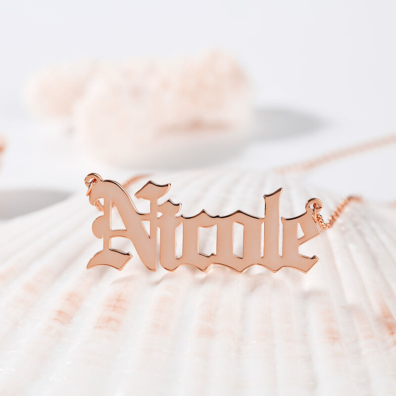 "You're all you have" Personalized Name Necklace