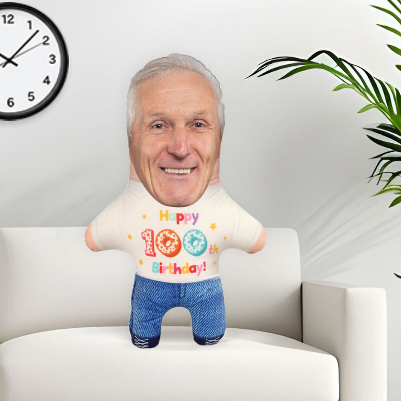 Coussin Oreiller personnalisé « Joyeux 100ème anniversaire»