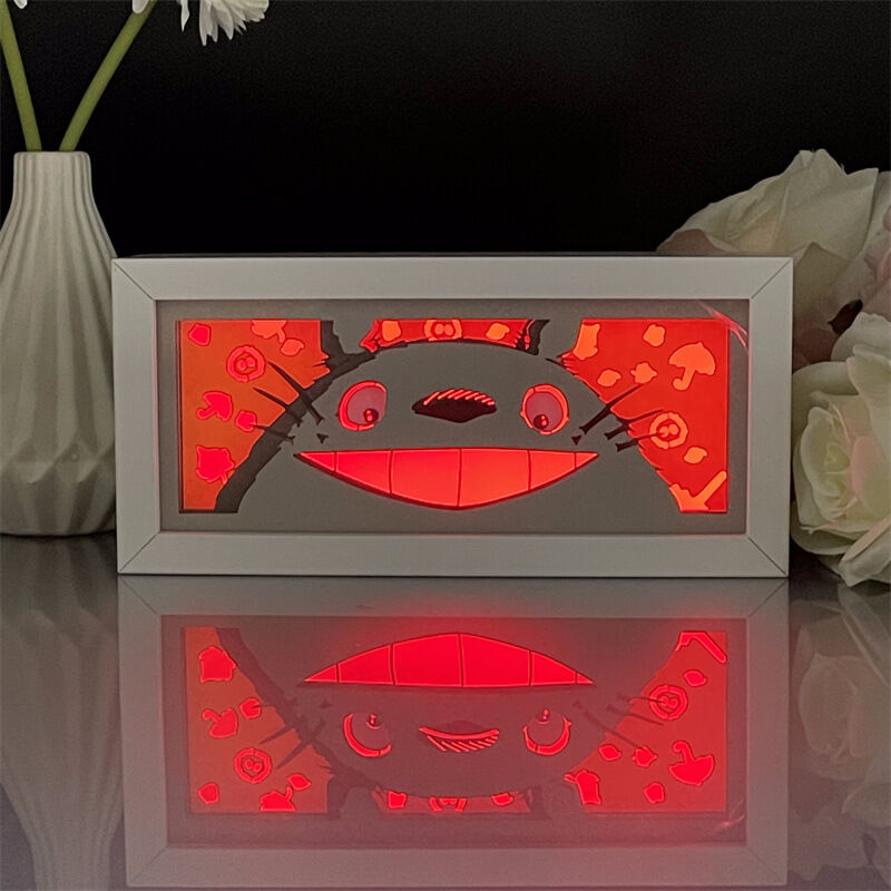 Anime Night Light with Lovely Cat Pattern Wonderful Gift for Kids