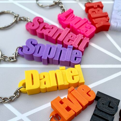 dancer☆K ※プロフ必読！ページ。名入れチャーム、キーホルダー COLORFUL HEART KEY RING（チョコレートベア） | F THE CAMPUS