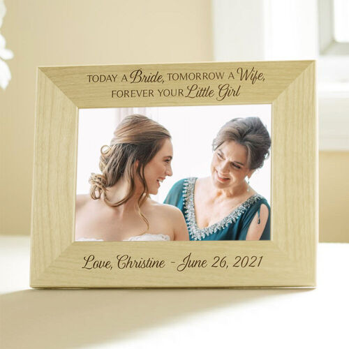 Cornice Personalizzato con Foto e Nome per Sposa e Mamma