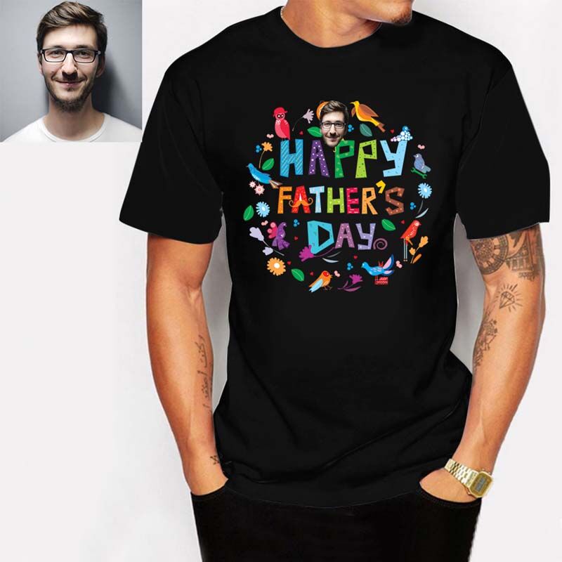 Custom Face T-shirt Father's Day Gifts