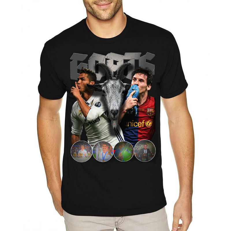 Personalisiertes T-Shirt Greatest of All Time mit benutzerdefinierten Fotos GOATS Design Perfektes Geschenk für ihn