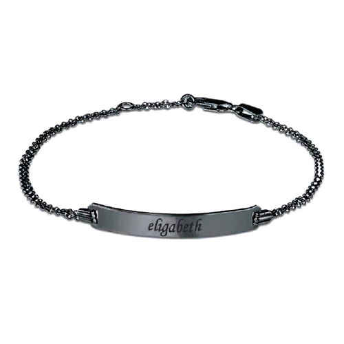 Engravable Name Bar Bracelet