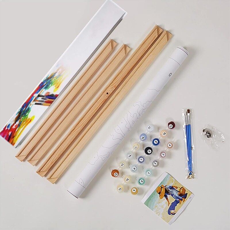 Marco de fotos personalizado, kit de pintura por números, el mejor regalo para el Día de Acción de Gracias.