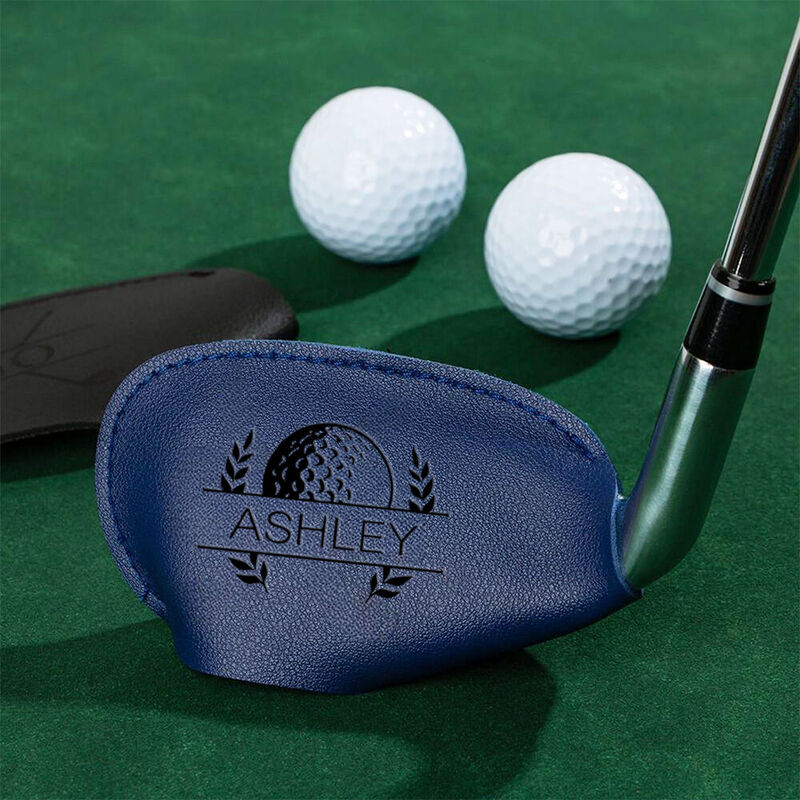 Fundas personalizadas para palos de golf con nombre grabado. Accesorios profesionales para golfistas.