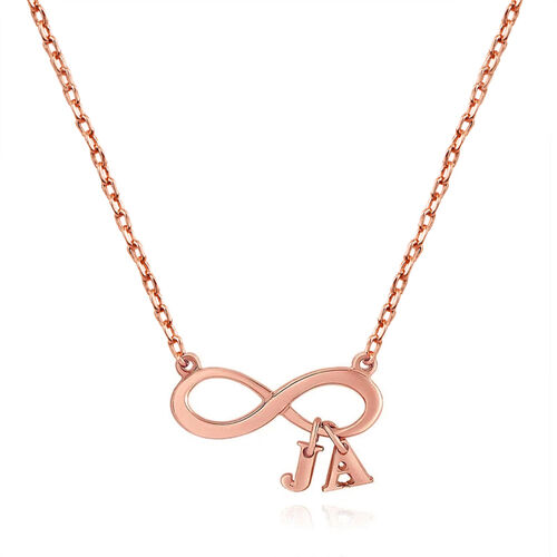 "Das Beste Geschenk Für Sie" Personalisierte Infinity Halskette