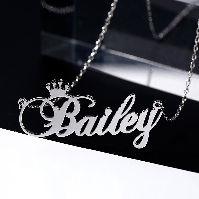 "Be Your Own King" Personalized Name Necklace