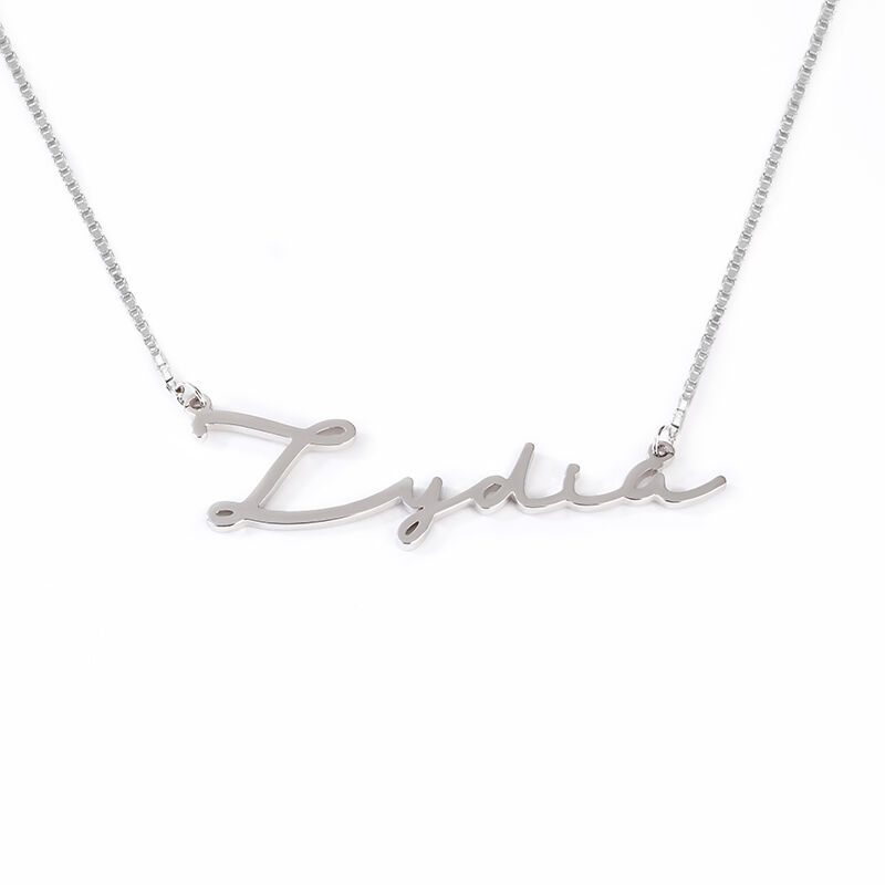 Personalized Name Necklace Gift for Soul Mate "I Will Love You Always And Forever"
