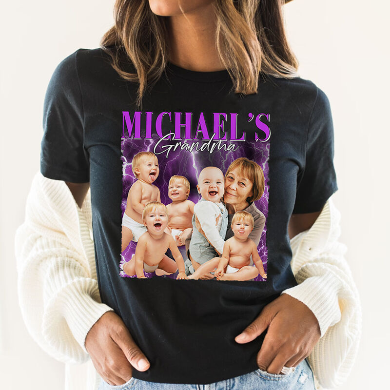 T-shirt personalizzata con foto dell'amore della mamma Stile unico Regalo significativo per la festa della mamma