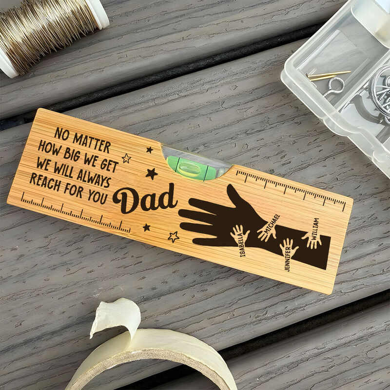 Personalized Wooden Multipurpose Bottle Opener Multi Tool DIY Multitool Father's Day Gifts for Dad