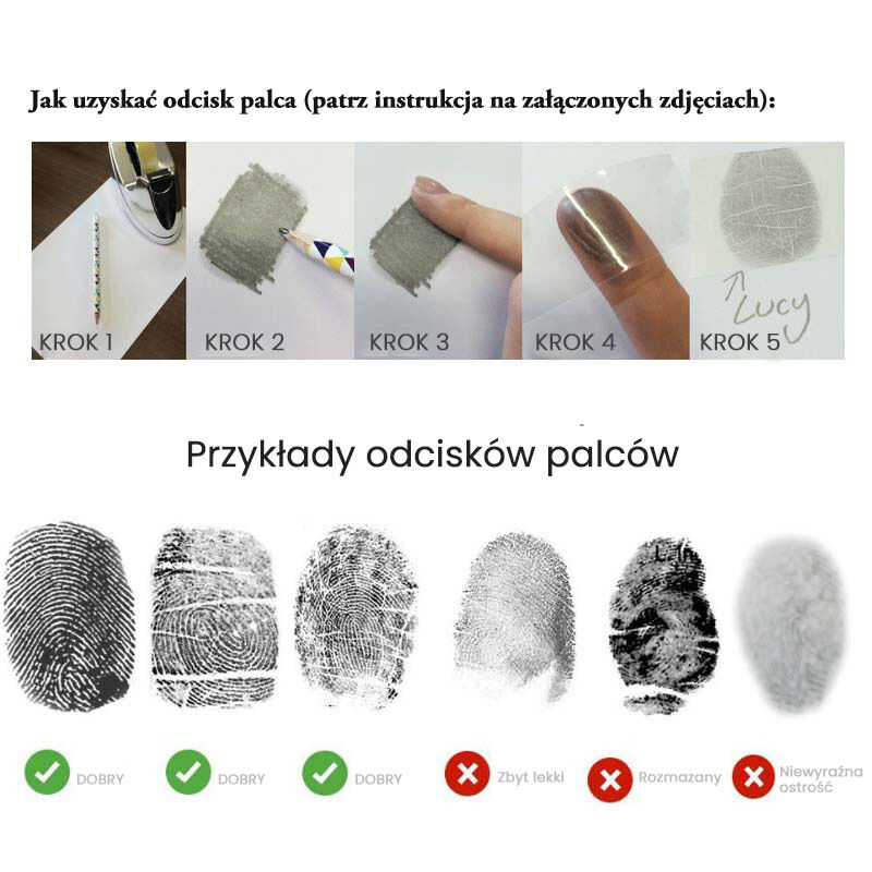 Personalizowany okrągły naszyjnik z odciskiem palca z kamieniem urodzinowym