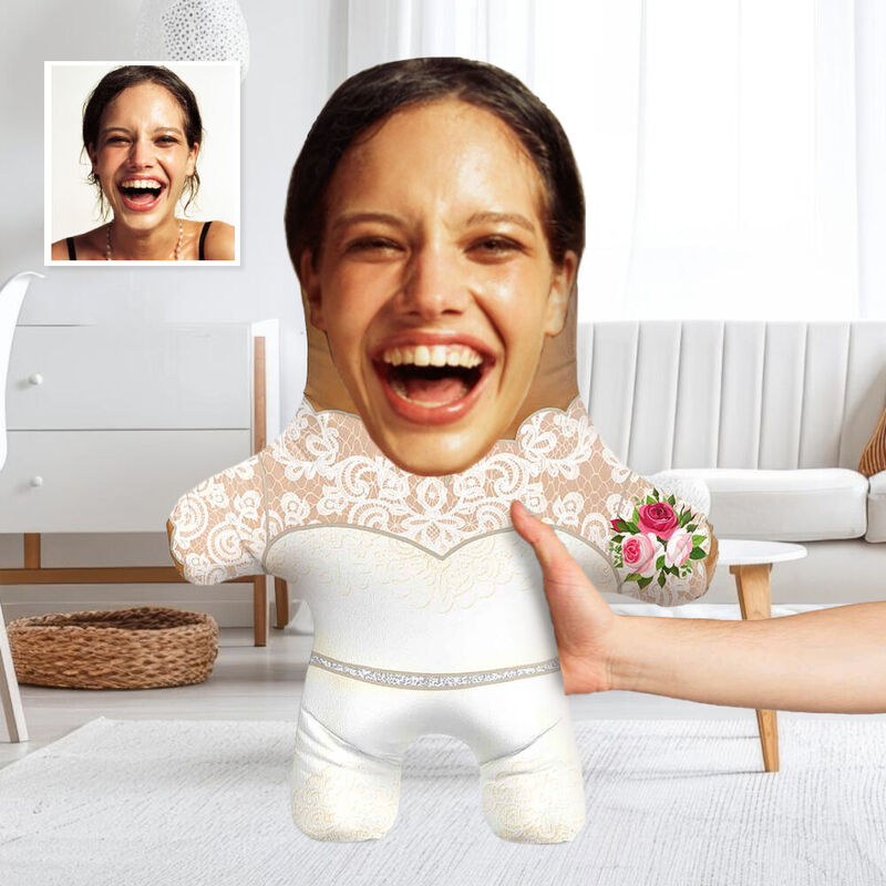 Coussin Oreiller personnalisé pour le mariage de la mariée