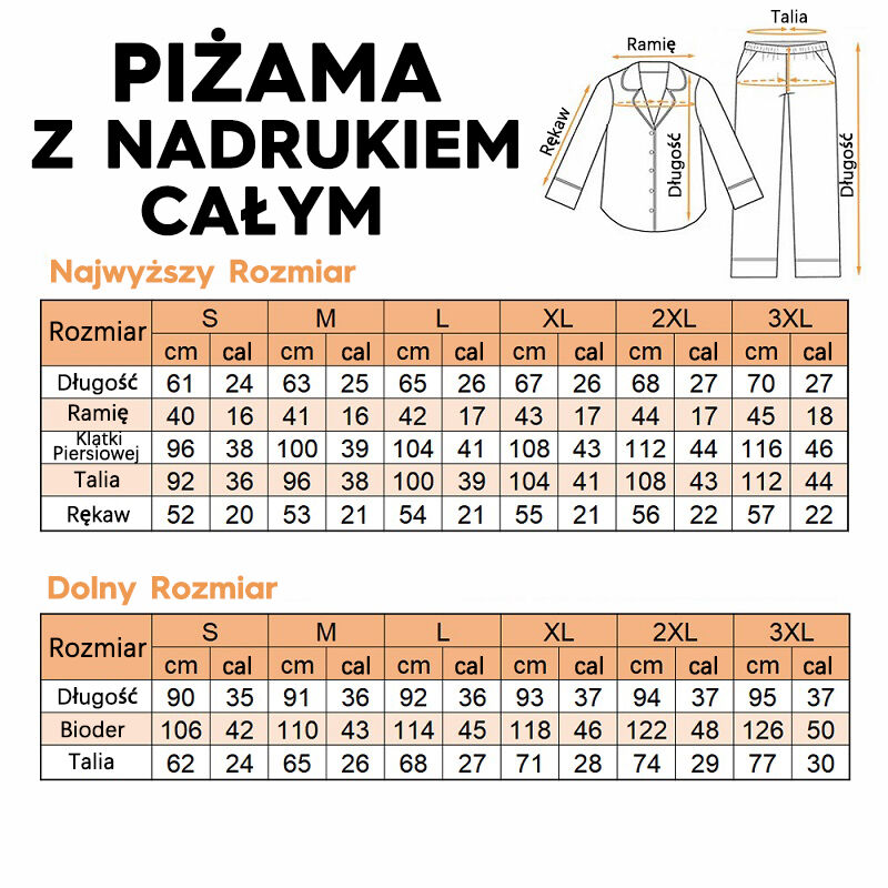 Spersonalizowane piżamy Spersonalizowane zdjęcie Jajka sadzone z bekonem Zabawny projekt Zabawny prezent dla rodziny