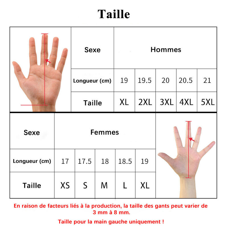 Gant de golf personnalisé avec noms personnalisés Équipement sportif antidérapant pour les amateurs de golf