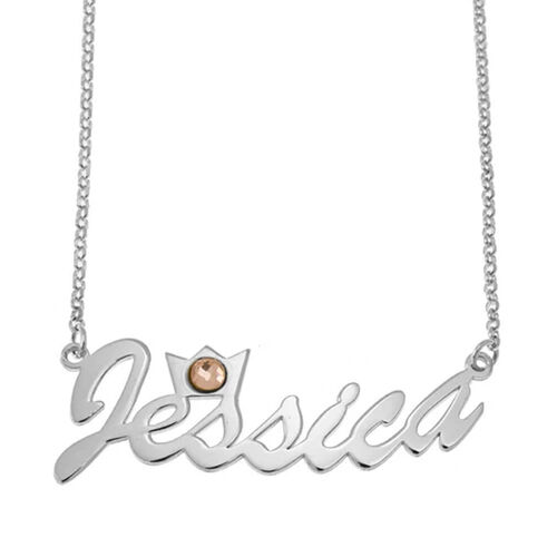 "Be Quiet" Personalized Name Necklace