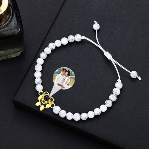 Pulsera personalizada de cuentas con proyección de imagen de garras con regalo precioso