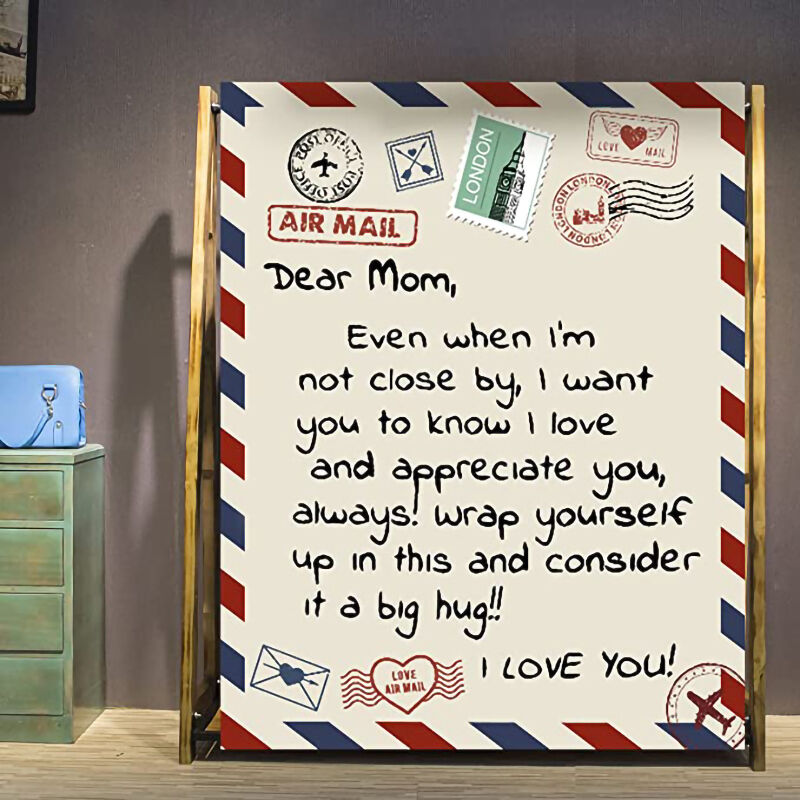 Personalized Love Letter Blanket Perfect Gift for Mom "Appreciate You"