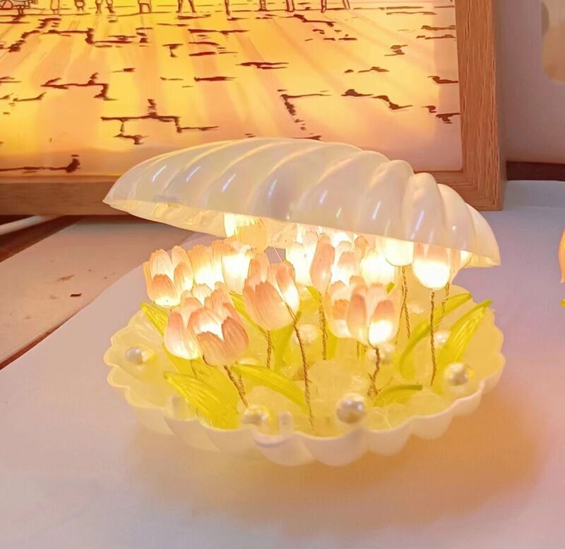 Diy Tulip Night Light Warm Home Decor