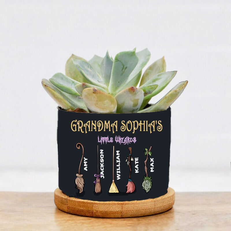 Pot à bonbons personnalisé avec nom Cadeau intéressant pour Halloween