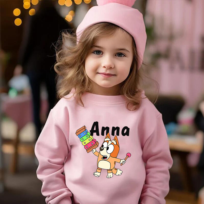 Personalized Children's Sweatshirts Customized with Cartoon Pictures, Cute Gifts for the Family