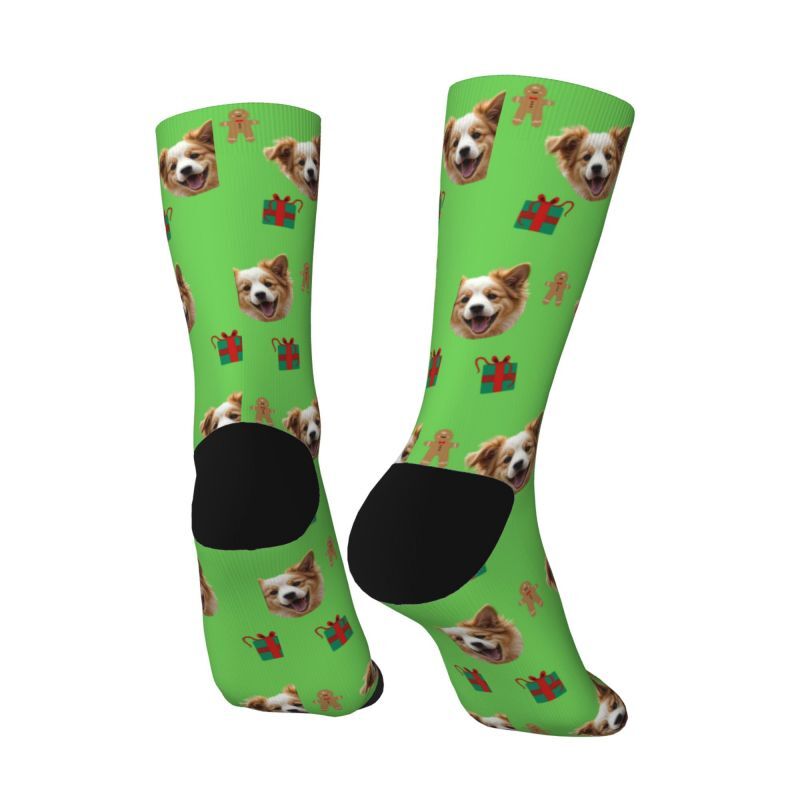 Custom Face Socks Pet Photo Christmas Gifts for Pet Lovers