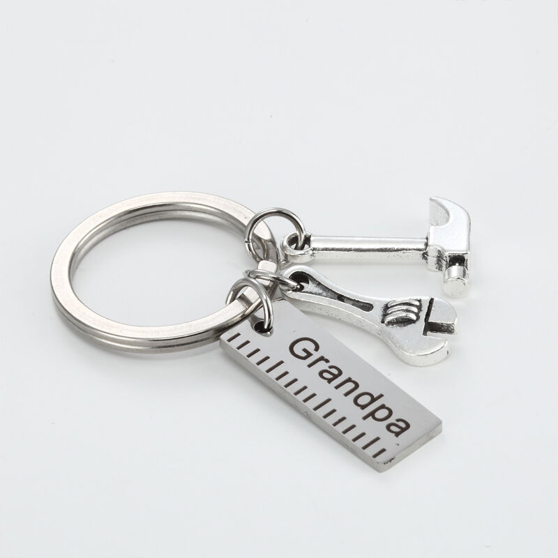 "Mach es einfach" Personalisierter Gravierter Schlüsselanhänger
