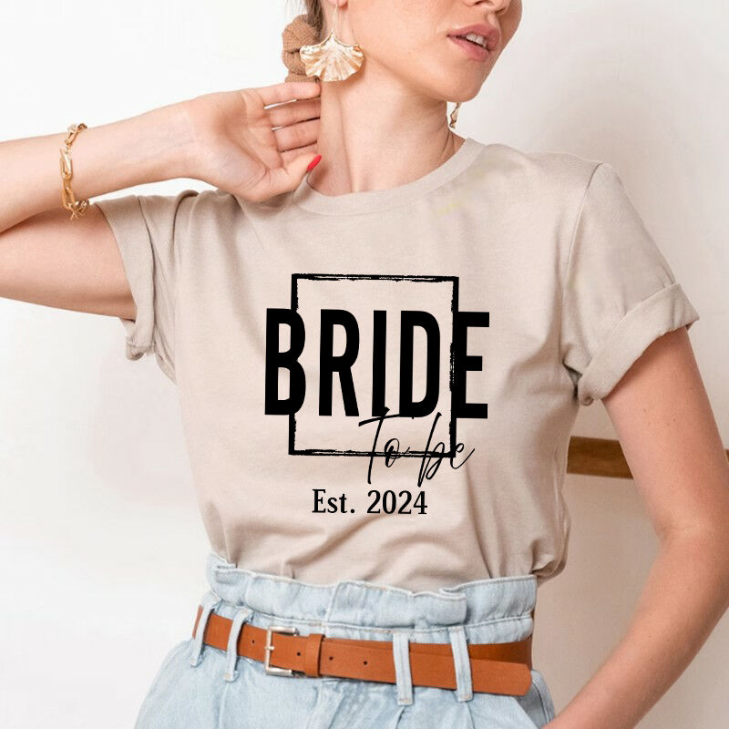 T-Shirt personnalisé "Bonnes sœurs", cadeau de préparation au mariage