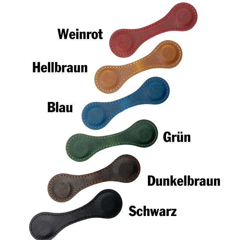 Personalisiertes Leder-Magnetischer-Lesezeichen Individuell Initial- Und Namens-Design Elegantes Geschenk Für Buch-Liebhaber