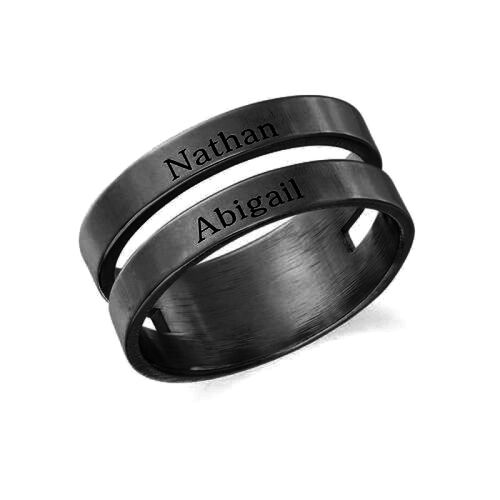 "Ich liebe mich" Personalisierter Eingravierter Ring