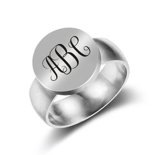 "Remember You" Personalized Monogram Ring