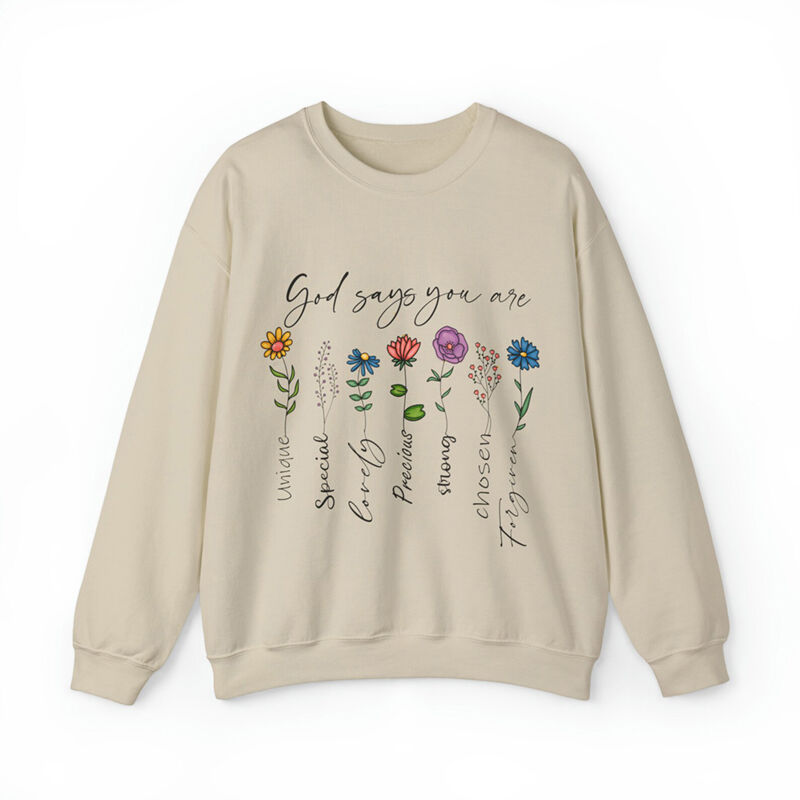 Sweatshirt personnalisé unique avec de bonnes personnalisés Cadeau pour les amis, coton, cadeau St Valentin