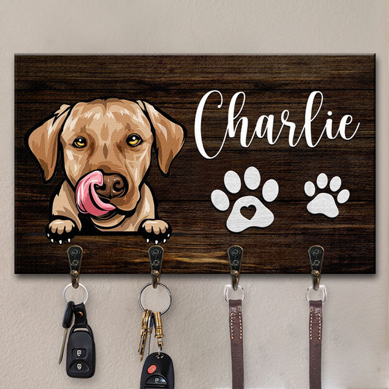 Personalisierte Schlüsselhalter Optional Pet Portrait Design Perfektes Geschenk für Tierliebhaber