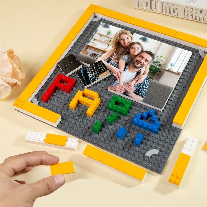 Bloque de fotos personalizado cálido regalo para el mejor papá