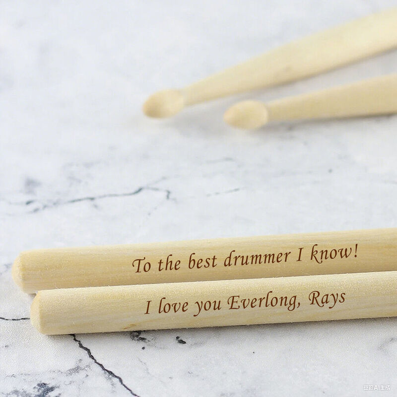 Personalisierte Drumsticks Individuell graviertes Geschenk für Schlagzeuger Geschenk für Freunde