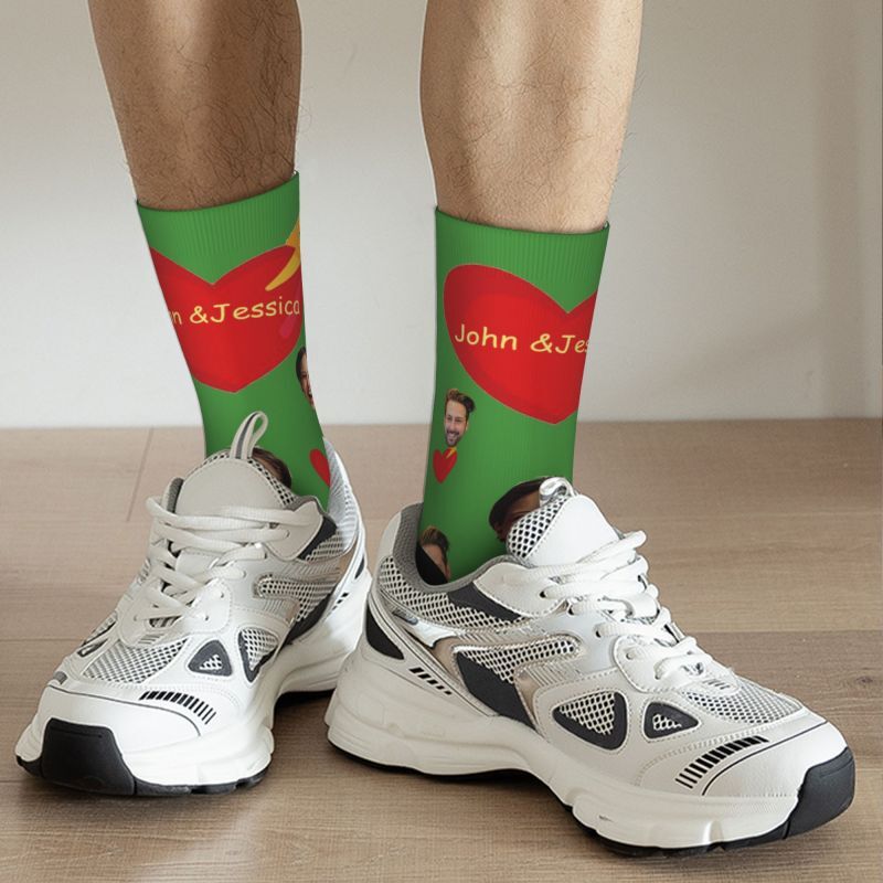 Individuelle Gesicht Socken Bunte Süßigkeiten Serie weich und atmungsaktiv