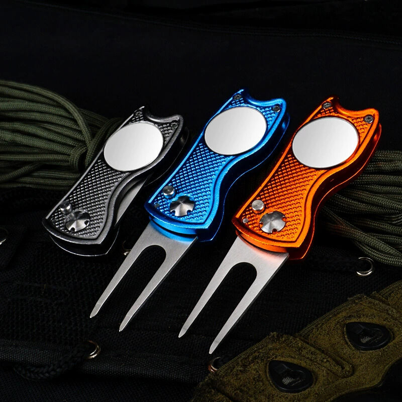 Personalized Golf Divot Repair Tool with Ball Marker Customized with Team Member Name for Golfers