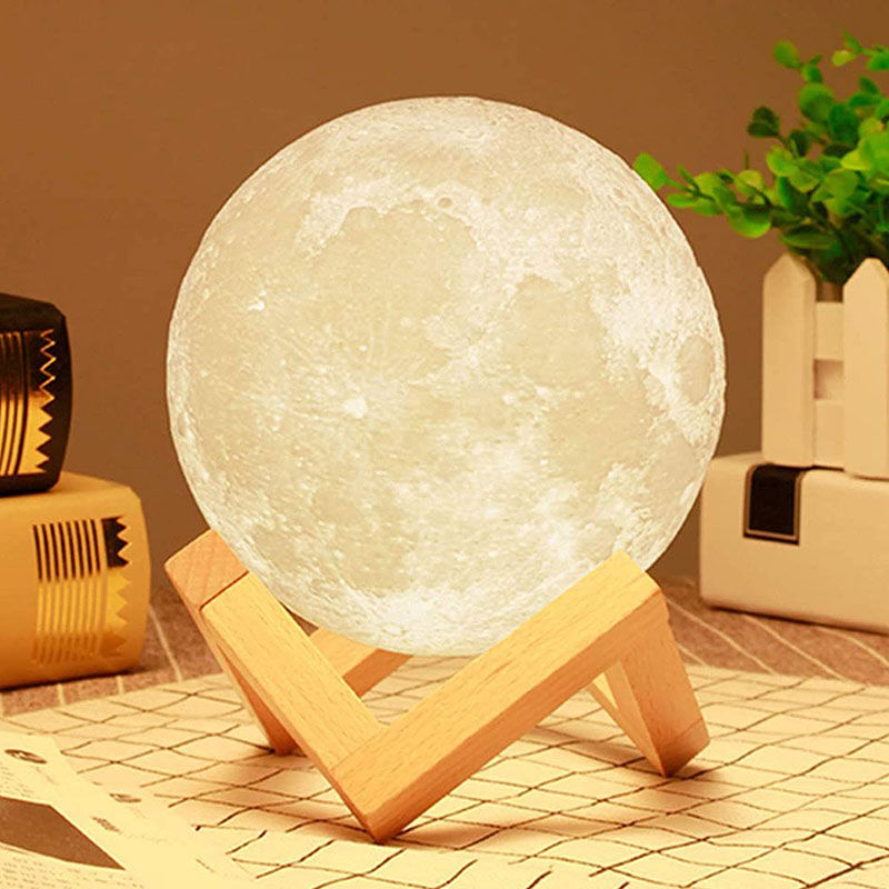 Touch 2 Colors-"Love You To The Moon And Back"Moon Lamp for Couple