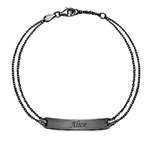 "Intimate lover" Custom Bar Engraved Bracelet