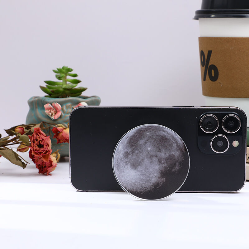月球 写真 スマホ グリップ アクリル スマホスタンド アクセサリー オリジナル