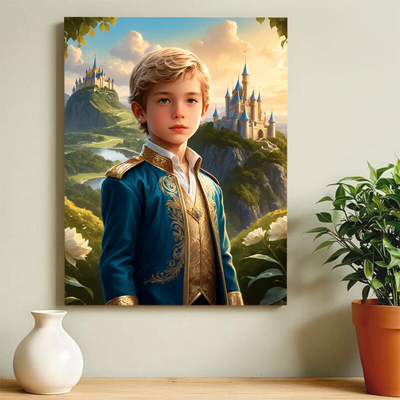 Personalized Gentleman Portraits with Custom Face Swap Perfect Gift for Kids