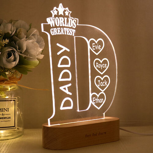 Personalized Night Light-For Daddy