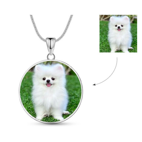 "Dog Is The Best Friend " Custom Photo Necklace