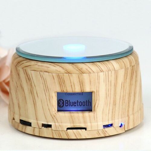 Personalized Photo Of Internal Carving Love Crystal Lamp Bluetooth Speaker With Rose - Full Color