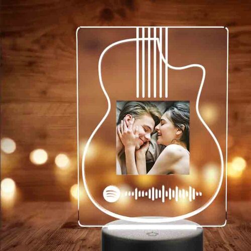 Lampe à chansons et à photos Personnalisé Spotify Plaque - pour femme - avec 7 couleurs