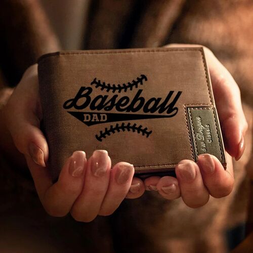 Sport Name Brieftasche für Männer Papa Weihnachtsgeschenk für Vater